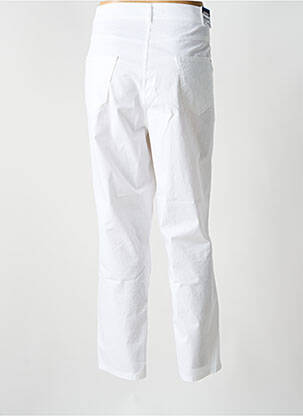 Pantalon slim tissage popeline taille normale blanc GARDEUR femme
