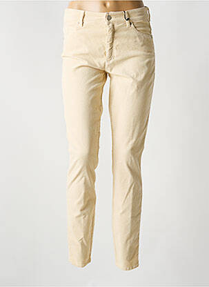 Pantalon slim beige ROSNER pour femme