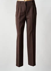 Pantalon slim marron BRUNO SAINT HILAIRE pour femme seconde vue