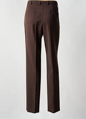 Pantalon slim marron BRUNO SAINT HILAIRE pour femme seconde vue