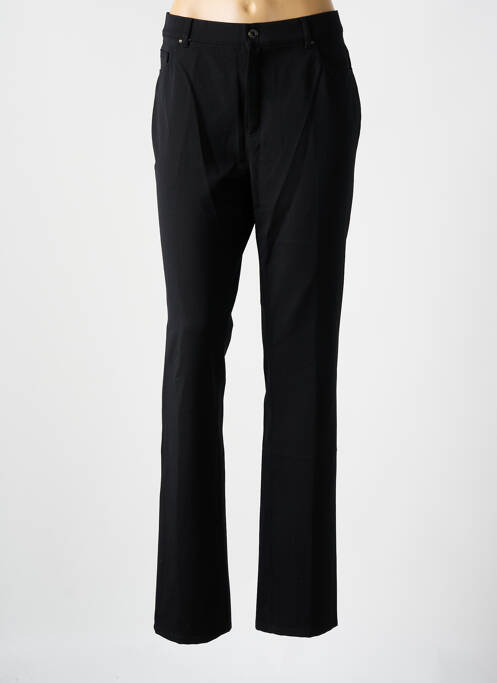 Pantalon slim taille normale taille normale noir BRUNO SAINT HILAIRE femme