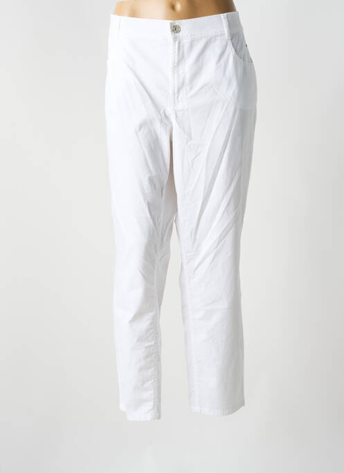 Pantalon slim blanc GARDEUR pour femme