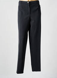 Pantalon poches taille haute gris CHRISTINE LAURE femme