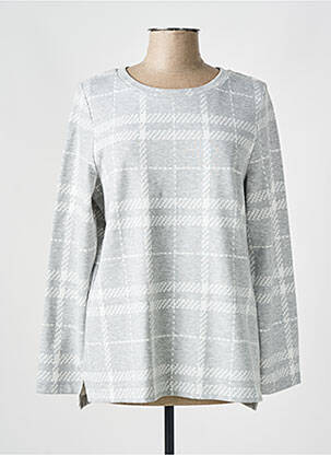 Pull coupe cintrée manches longues gris STREET ONE femme