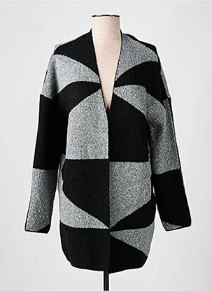 Gilet manches longues gris CECIL pour femme