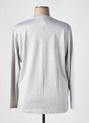 Gilet manches longues gris ELEANE pour femme seconde vue