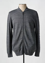 Gilet manches longues gris I.ODENA pour homme seconde vue