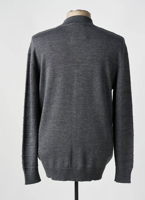 Gilet manches longues gris I.ODENA pour homme