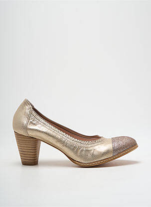 Escarpins talon bottier talon de 4 à 6cm or ROSEMETAL femme