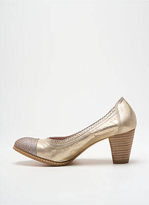 Escarpins talon bottier talon de 4 à 6cm or ROSEMETAL femme