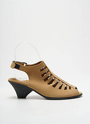 Sandales/nu pieds bout ouvert talon de 4 à 6cm beige ARCHE femme