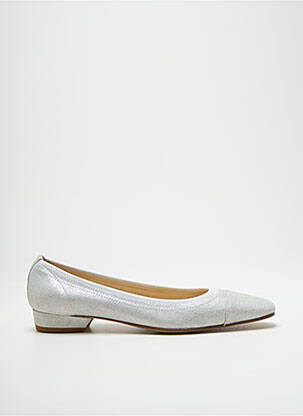 Ballerines type de semelle amortissante talon plat jusqu'à 3cm argent ELIZABETH STUART femme