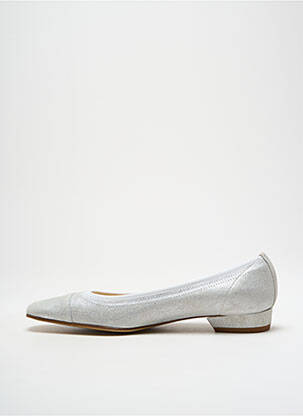 Ballerines type de semelle amortissante talon plat jusqu'à 3cm argent ELIZABETH STUART femme