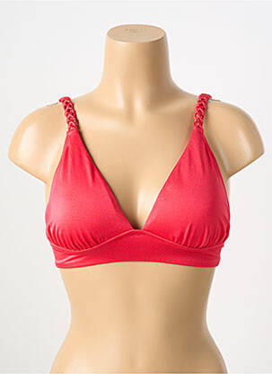 Haut de maillot de bain haut triangles haut triangles rouge WATERCULT femme