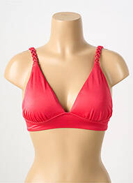 Haut de maillot de bain haut triangles haut triangles rouge WATERCULT femme