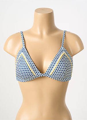 Haut de maillot de bain haut soutien-gorge moulé haut soutien-gorge moulé bleu WATERCULT femme