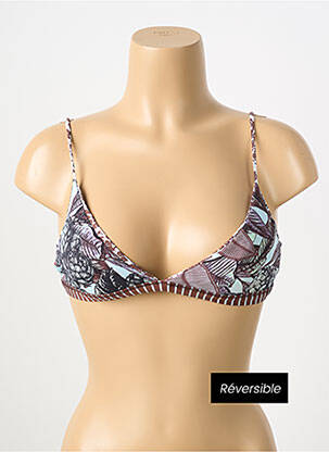 Haut de maillot de bain haut triangles haut triangles vert MAAJI femme