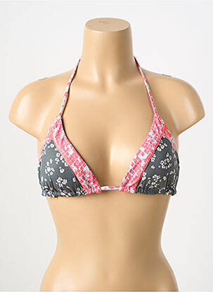 Haut de maillot de bain fermeture liens à nouer haut triangles vert MAAJI femme