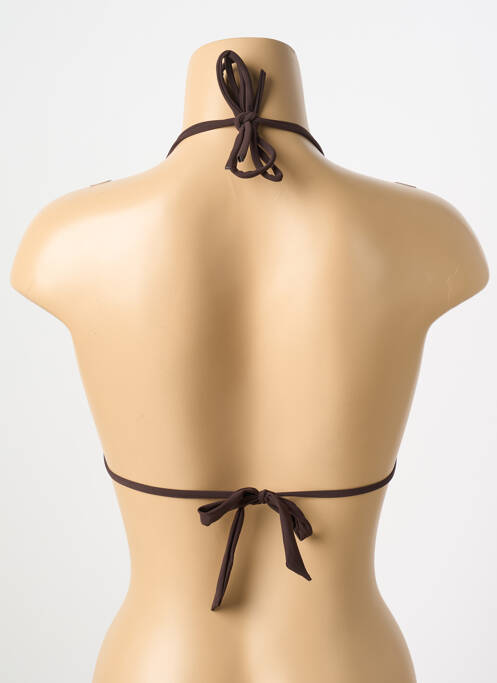Haut de maillot de bain marron BANANA MOON pour femme