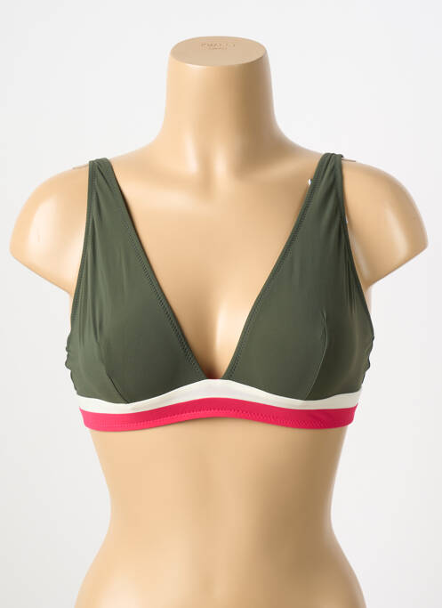 Haut de maillot de bain vert BANANA MOON pour femme