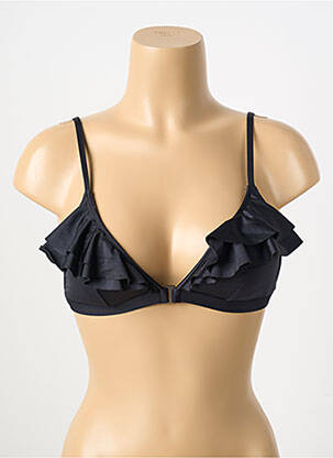 Haut de maillot de bain stretch haut soutien-gorge avec mousse de rembourrage amovible noir SEAFOLLY femme