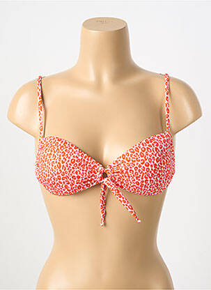 Haut de maillot de bain stretch haut soutien-gorge avec mousse de rembourrage amovible orange BANANA MOON femme