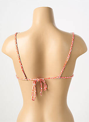 Haut de maillot de bain stretch haut soutien-gorge avec mousse de rembourrage amovible orange BANANA MOON femme