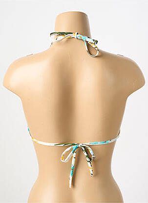 Haut de maillot de bain stretch haut soutien-gorge avec mousse de rembourrage amovible beige BANANA MOON femme