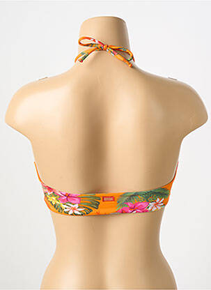 Haut de maillot de bain stretch haut bandeau orange BANANA MOON femme