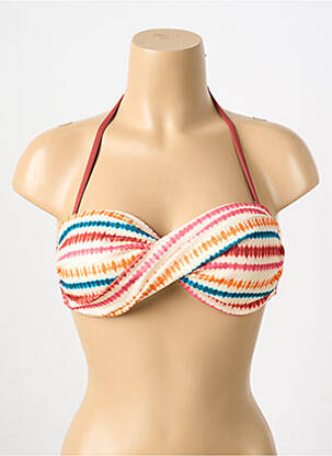 Haut de maillot de bain stretch haut bandeau orange BANANA MOON femme