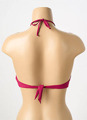 Haut de maillot de bain stretch haut soutien-gorge avec mousse de rembourrage amovible rouge BANANA MOON femme