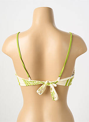 Haut de maillot de bain stretch haut soutien-gorge push-up vert RAFFAELA D'ANGELO femme