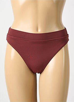 Bas de maillot de bain stretch culotte marron SEAFOLLY femme