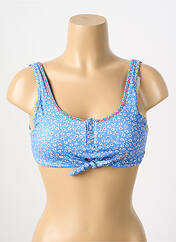 Haut de maillot de bain bleu BANANA MOON pour femme seconde vue