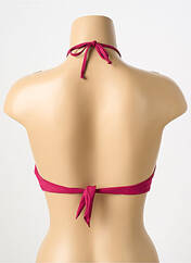 Haut de maillot de bain rouge BANANA MOON pour femme seconde vue