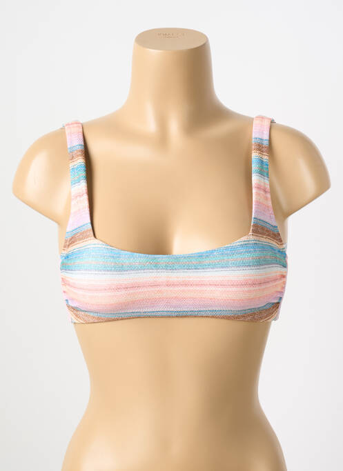 Haut de maillot de bain stretch haut soutien-gorge avec mousse de rembourrage amovible rose WATERCULT femme