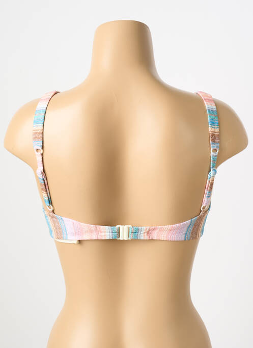 Haut de maillot de bain stretch haut soutien-gorge avec mousse de rembourrage amovible rose WATERCULT femme