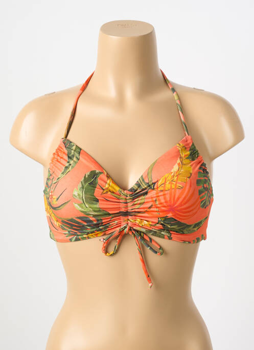 Haut de maillot de bain orange BANANA MOON pour femme