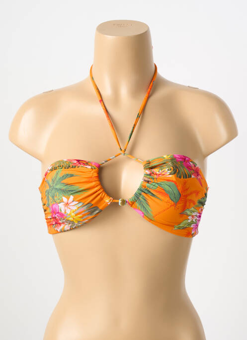 Haut de maillot de bain orange BANANA MOON pour femme