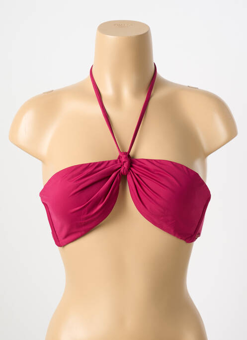 Haut de maillot de bain rouge BANANA MOON pour femme