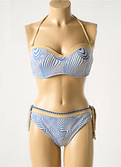 Maillot de bain 2 pièces bleu VACANZE ITALIANE pour femme seconde vue