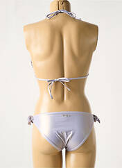 Maillot de bain 2 pièces gris GENIUS pour femme seconde vue