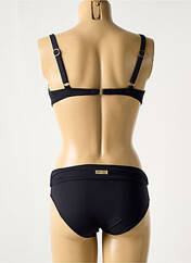 Maillot de bain 2 pièces noir GENIUS pour femme seconde vue