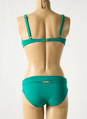 Maillot de bain 2 pièces vert GENIUS pour femme seconde vue