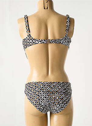 Maillot de bain 2 pièces stretch haut soutien-gorge emboitant noir ROIDAL femme