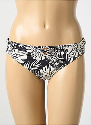 Bas de maillot de bain imprimé fantaisie culotte noir BANANA MOON femme
