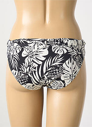 Bas de maillot de bain imprimé fantaisie culotte noir BANANA MOON femme
