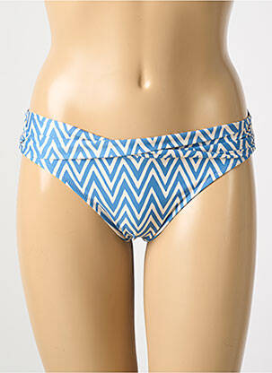 Bas de maillot de bain imprimé fantaisie culotte bleu WATERCULT femme