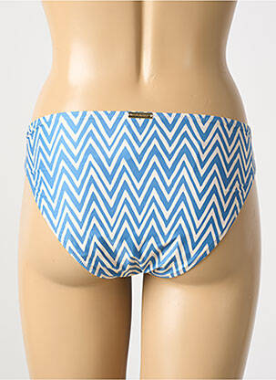 Bas de maillot de bain imprimé fantaisie culotte bleu WATERCULT femme