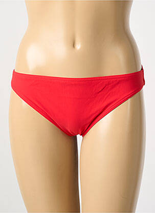 Bas de maillot de bain culotte culotte rouge BANANA MOON femme